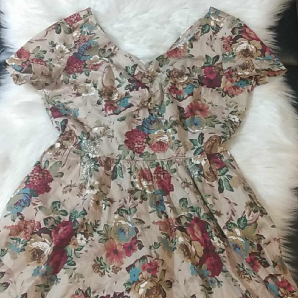 ROOSEY swing floral retro dance dress 1950's style
